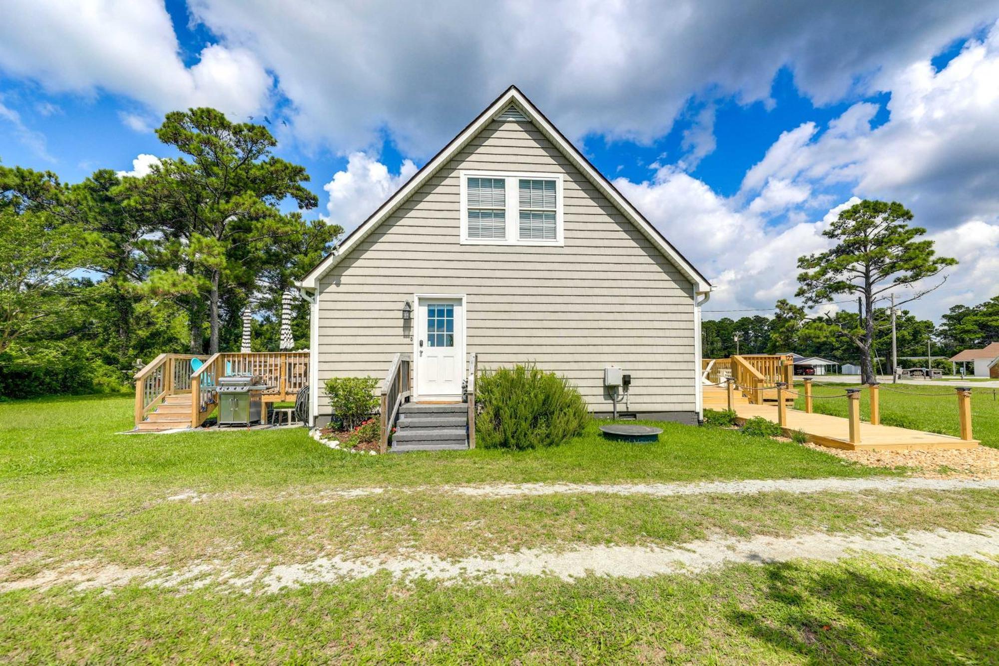 The Willowberry House With Deck And Grill! Harkers Island エクステリア 写真