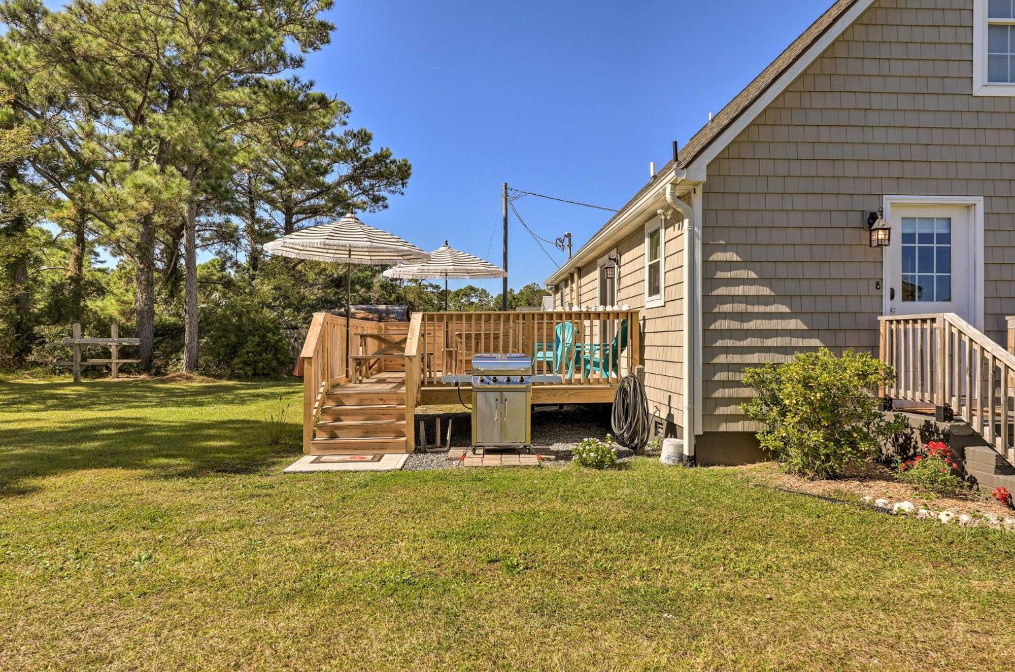 The Willowberry House With Deck And Grill! Harkers Island エクステリア 写真